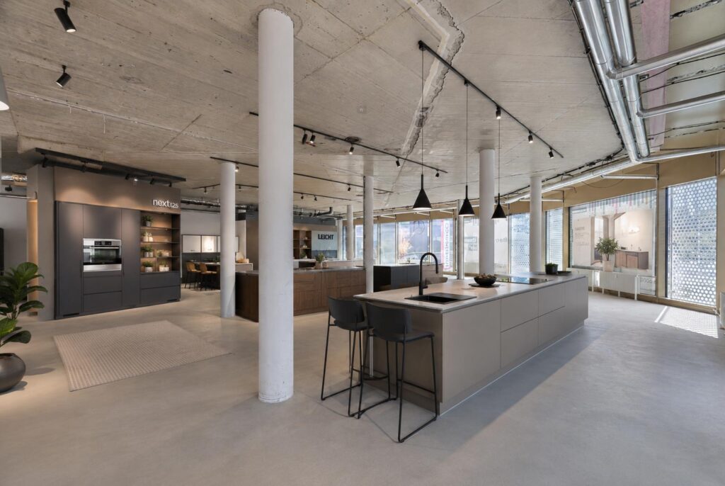 ausbau und einrichtungsbeispiel küchenstudio